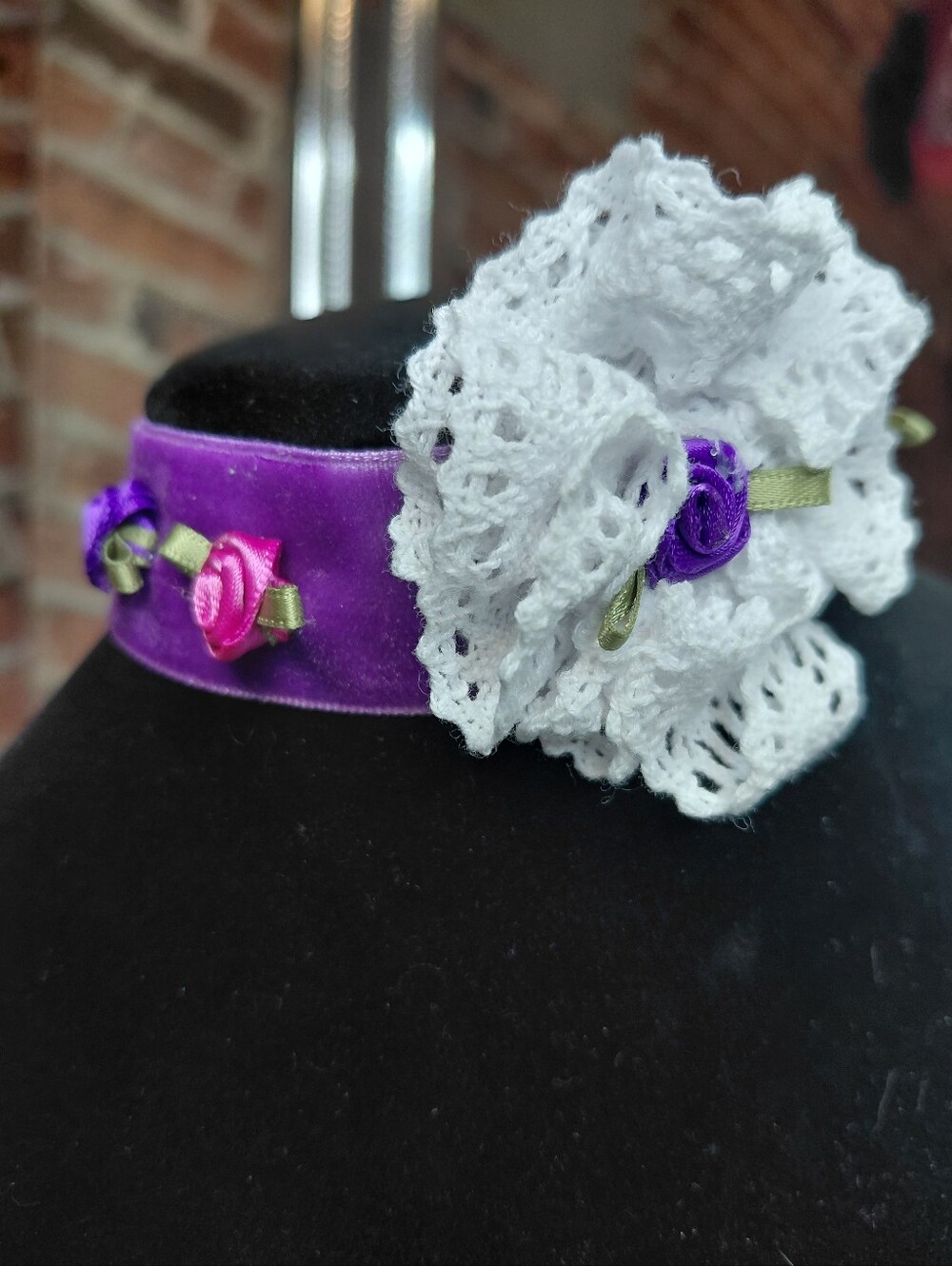 Velvet Purple Choker